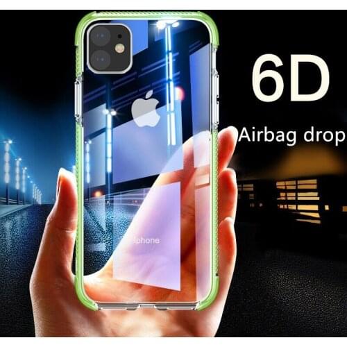TPU Silicone Case for iPhone 11 Pro Max XS Max XR X 5.8 6.1 6.5 inch 2019 11Pro Max Hybrid Gasbag Transparent Shockproof Cover