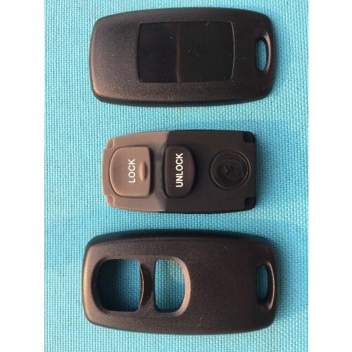 10Pcs/Lot Of New Remote Key Case Shell Cover For Mazda 2 3 6 323 626 Blank Keyless Entry Fob 2 Buttons Car Replacement Auto Part
