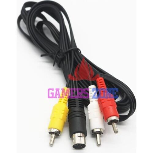 20pcs 1.8m Stereo AV Audio Video RCA Composite Cable for Sega Saturn System AV Lead