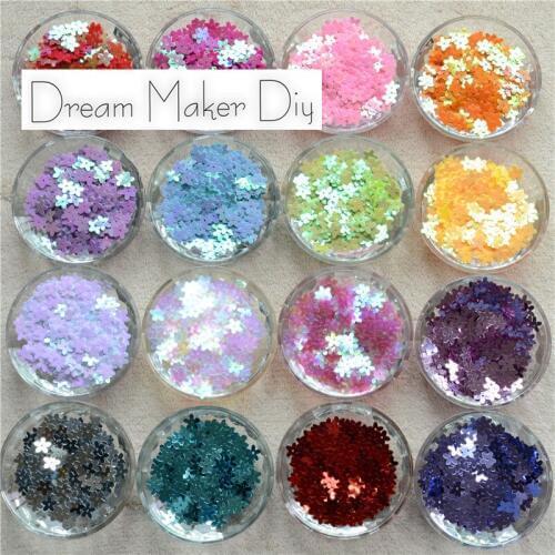 2000Pcs 10mm Five Petal Flowers Loose sequins Paillettes Wedding Sewing Wedding Craft Decoration Confetti Free Shipping