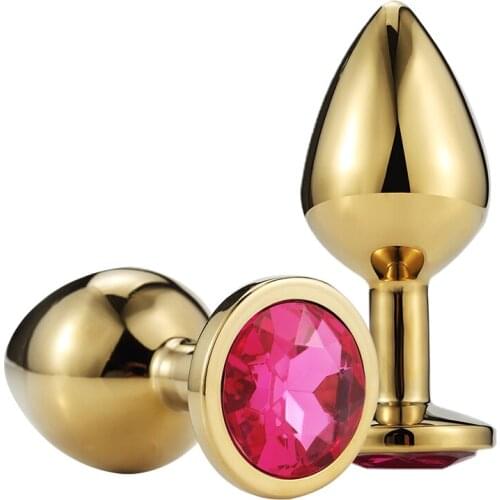 3 Size Anal plug S/M/L Stainless Steel Metal Anal Plug Sex Toys for Adults Female/Male Dildo Anal toys Women Men Gay Butt Plug
