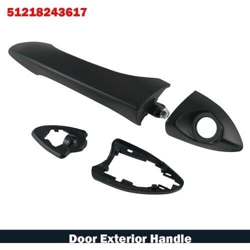 51218243617 Car Front LHD Outside Exterior Door Handles Black For BMW X5/E53 2000-2006 Car Accessories