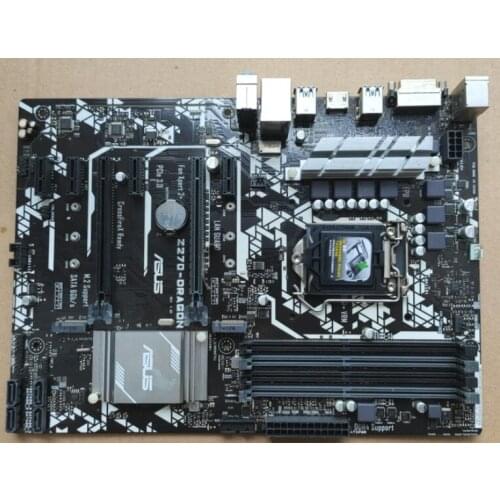 USED Motherboard For Asus PRIME Z270-DRAGON Original Used Desktop Intel Z270 Z270M DDR4 LGA 1151 i7/i5/i3 USB3.0 SATA3 PC