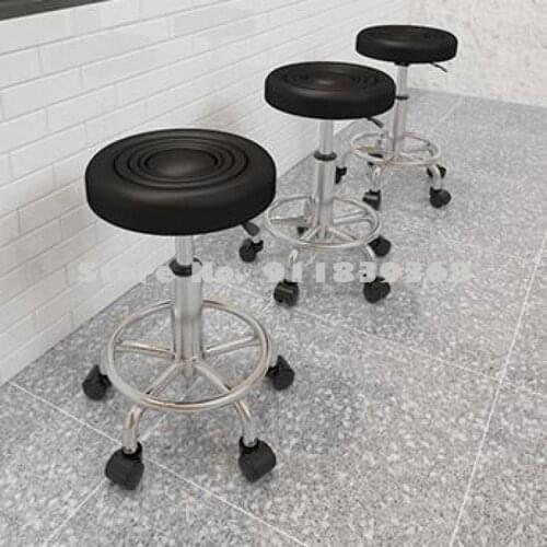 Bar Chair Rotary Lift Bar Chair Household Bar Stool Front Desk Bar Chair Beauty Stool Round Stool High Stool