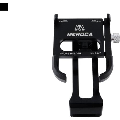 MEROCA Aluminum Alloy Bicycle Phone Holder Motorcycle Electric Bike Mirror Mount 360 Degree Rotatable