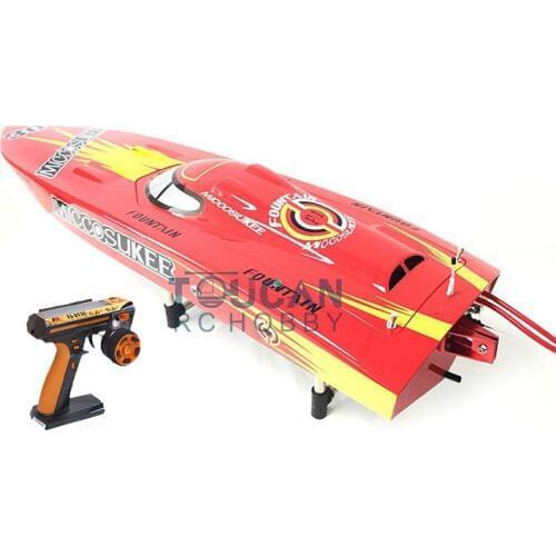 G26IP1 ARTR-RC Fiber Glass 26CC Gasoline Racing Speed RC Boat W/ Propeller/Water Cooling system/Radio System Red THZH0074