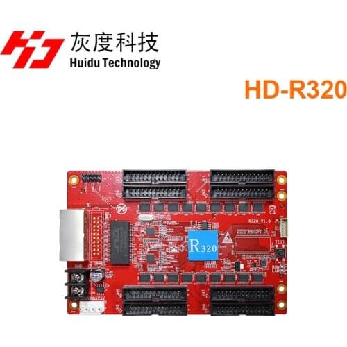 Huidu Hd-R320 advertising led display RGB receiving card 256*612 port work with HD-C15C C35C HD T901