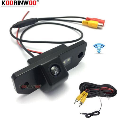 Koorinwoo Parking 2.4G CCD HD Special Car Rear View Camera Button Trunk Handle For Ford/Focus/Sedan/C-MAX/MONDEO 2009/2010/2011