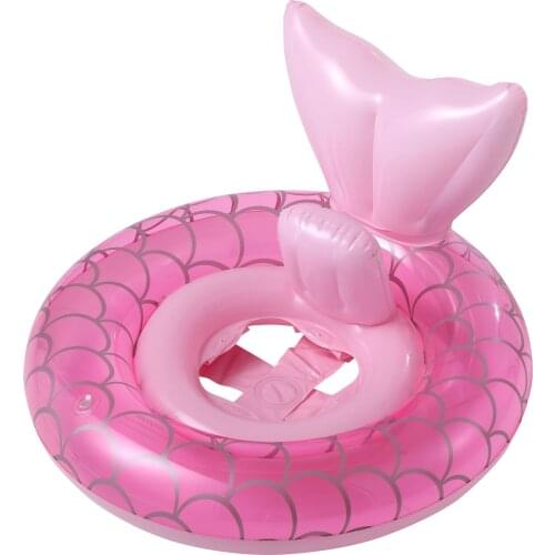 Yuyu Hot Pool Float Kids Mermaid Swim Ring Baby Inflatable Swimming Pool Circle Children Swim Ring Pool Toys Floating