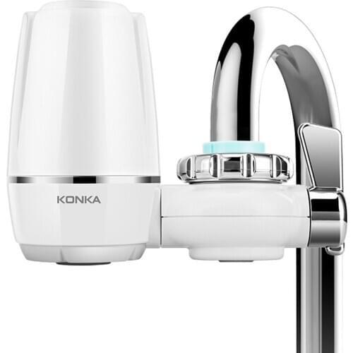 The Mini Tap Water Purifier Kitchen Faucet Washable Ceramic Percolator Water Filter Filtro Rust Bacteria Removal Replacement