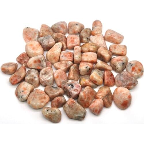 Natural Sunstone Tumbled Stones Bulk Healing Crystals Reiki Polished Gemstones Gem Raw Aquarium Decoration Minerals For Jewelry