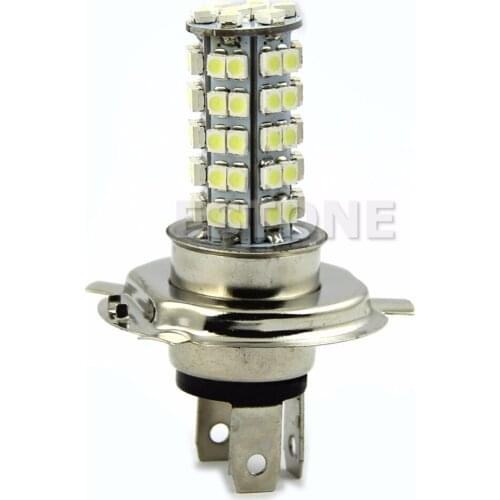 New H4 3528 SMD LED 6500 K 310 Lumen White Fog Light Car Headlight Bulb DC 12V