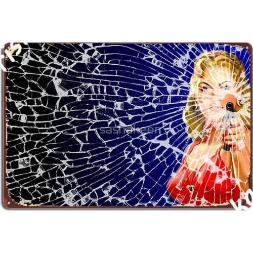 Shattered Again Widescreen Metal Plaque Poster Wall Poster Wall Pub Customize Tin Sign Poster