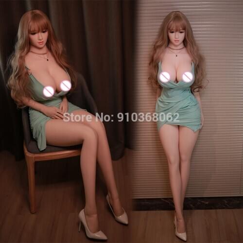Realistic TPE Silicone 168CM Sex Puppe Real Pussy Vaginal Anal Ass Toys Lifelike Sexdolls Full Size Love Seks Doll For Men