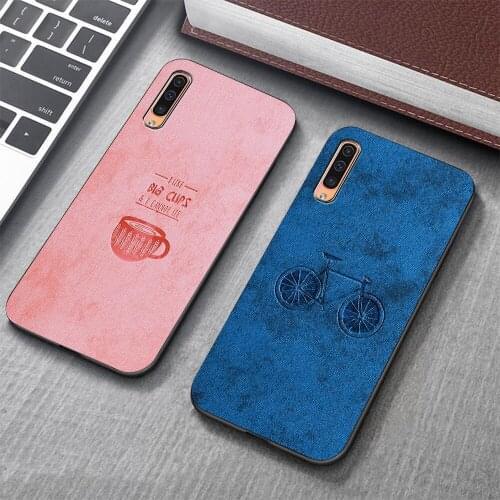 Luxury Fabric Cloth Case For Samsung A51 A52 A71 A12 A50 Cases Samsung S20 FE S21 Plus A21S A70 A32 A40 A41 A31 Ultra Soft Cover