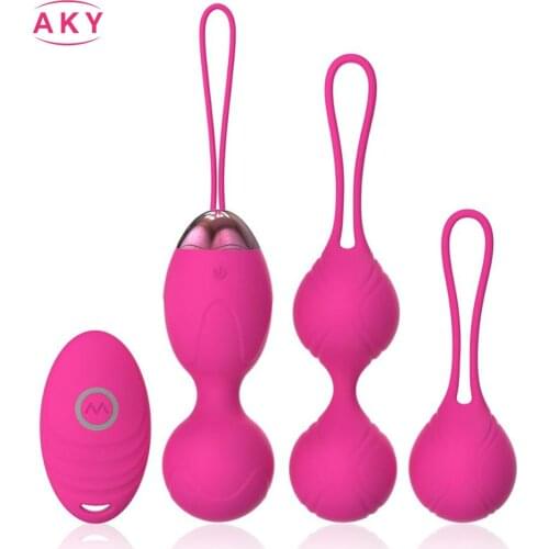 10 Speeds Vaginal Tighten Muscle Exercise Kegel Balls Vibrating Eggs Ben Wa Ball G Spot Vibrator Erotic Sex Toy for Women Adult