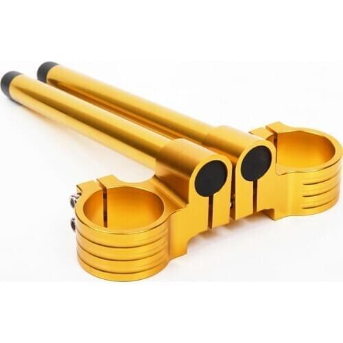 SMOK CNC Motorcycle Handlebar Raised Higher Clip Ons 33 35 37 41 43 45 46 48 50 51 53 54 MM Clip On Clamp Fork Handle Bar Moto