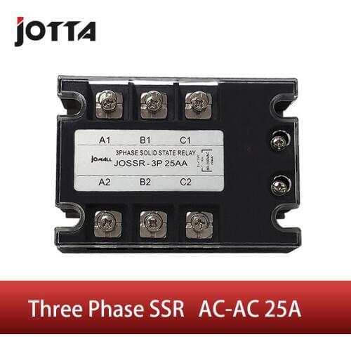 25A AC control AC SSR three phase Solid state relay