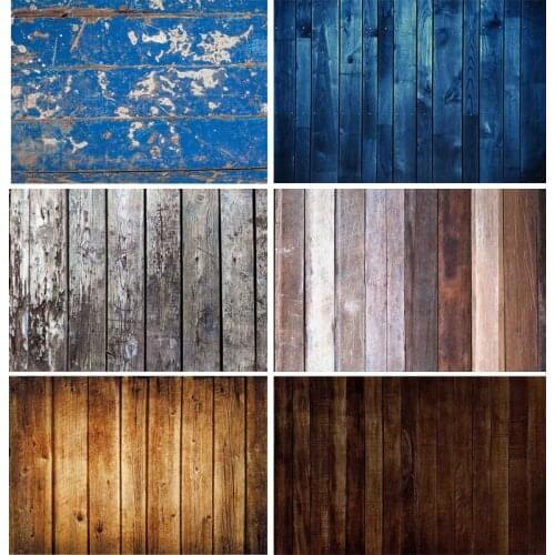 SHENGYONGBAO Vinyl Custom Photography Backdrops Props Wooden Floor Wood Planks Theme Photo Studio Background NY2FD-01