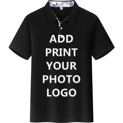 High Quality Cotton Polo Shirt Mens Casual Breathable Short Sleeve Polos Office Lady Women Bussiness Work Clothes Custom Print