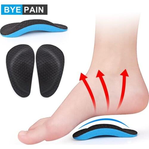 1Pair Professional EVA Arch Orthotic Support Insole Flatfoot Corrector Shoe Cushion Foot Care Insert Orthopedic Insoles