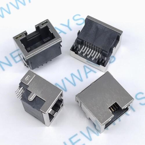10Pcs/Lot Rj45 Socket Sp32 Network Port Socket 8P8C Sinking Plate Socket Crystal Head Socket Network Interface