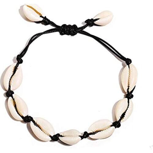 2pcs Ladies Anklet Bracelet Handmade Foot Jewelry Wrist Bracelet Adjustable Weaving Rope Bracelet Pulseras Mujer Moda 2020