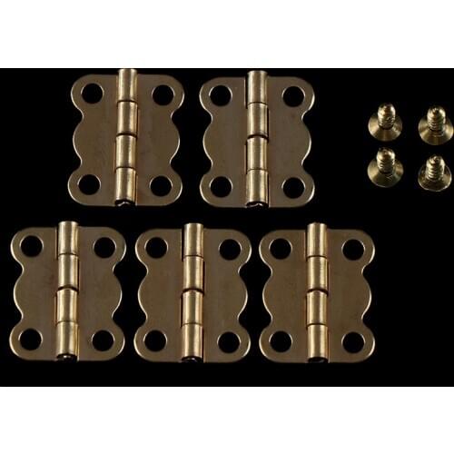20Pcs/lot 16*14mm Antique Cabinet Hinges Furniture Accessories Jewelry Boxes Hinge