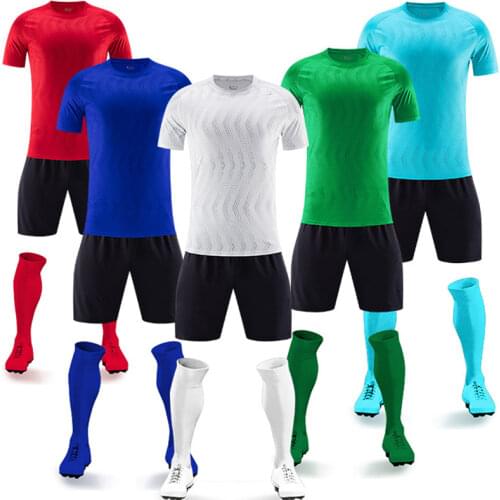 2021 Soccer Jersey Sets Kids Mens Football Training Suit Blank Youth Adult Sports Kits Uniform Boys Tracksuits Sportswear Print
