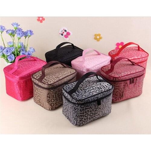 5 colors 2019 New Women Makeup Bag Cosmetic Bags Women Ladies Beauty Case Cosmetics Organizer Toiletry Bag Travel Wash Pouch