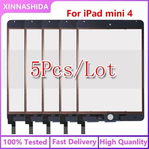 5PCS/For apple iPad mini 4 Touch mini4 A1538 A1550 Touch Screen Digitizer Sensor Glass Panel
