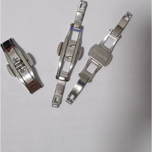 Watch accessories universal steel buckle table buckle ceramic watch strap connection buckle double button 5pieces prices