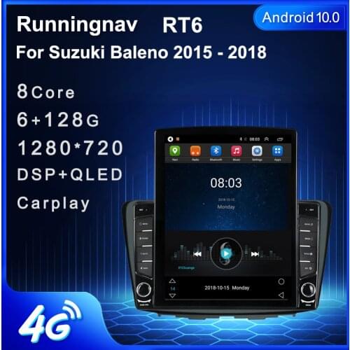 9.7" Android 10.1 For Suzuki Baleno 2015 2016 2017 2018 Tesla Type Car Radio Multimedia Video Player Navigation GPS RDS
