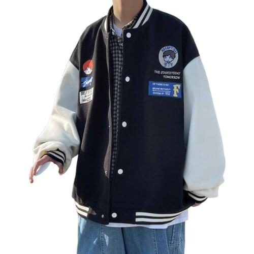 Spring and autumn new baseball uniform jacket male Korean version trend loose wild ins tide brand handsome casual jacket