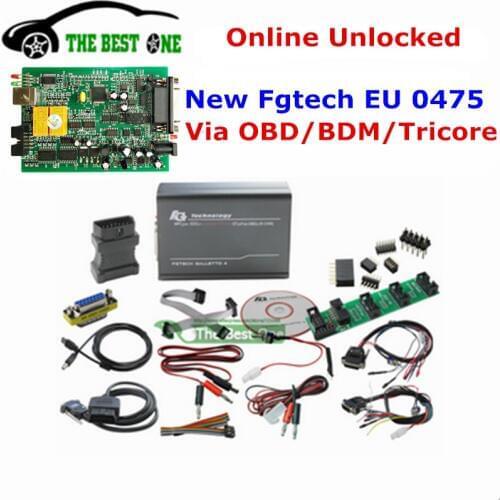 DHL Free Online Fgtech 0475 Galletto 4 Master V54 EU Version ECU Programmer By OBD-BDM-Tricore Fg Tech Car Truck Tuning Tool