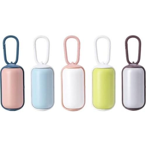 Dog Waste Poop Bag Dispenser Multipurpose Carrier Holder with 15 Garbage Bags Pet Supplies Outdoor