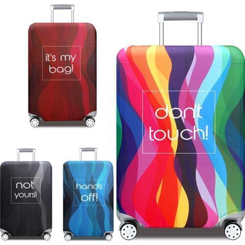 Travel Accessories Luggage Cover Suitcase Protection Set Baggage Dust Cover Trunk Set Trolley Case Elasticity Flower Pattern