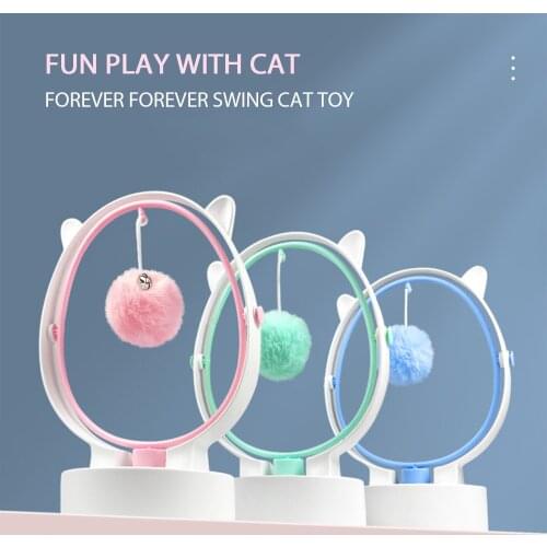 Perpetual Swinging Cat Toys Hair Ball Leaking Food Ball Cat Accessories Pet Electric Toys Fidget Toys