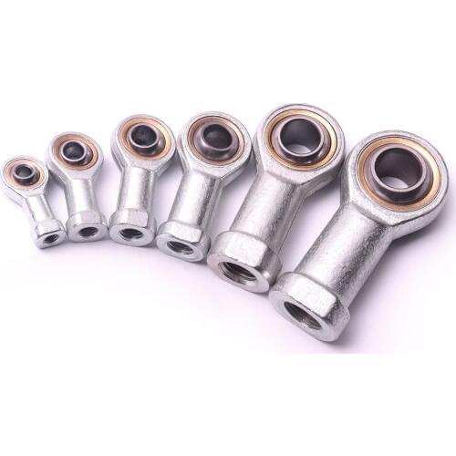 1PCS M6 M8 M10 M12 M16 M18 Female Ball Bearing Right Thread Fish Eye Rod End Joint Bearing Oscillating Bearing Tools