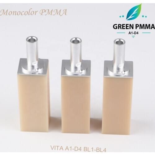 Monocolor PMMA Block Sirona system-(55/19) (4 pieces)——for sirona Mxcl and Cerec CAD/CAM