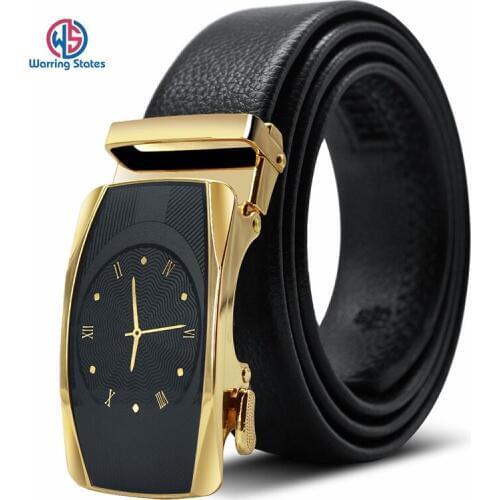 Warring States Designer Belts Men High Quality New Fashion Watch Buckle Mens Belt Business Casual Mens Belt Gift Wide 3.5 Cm