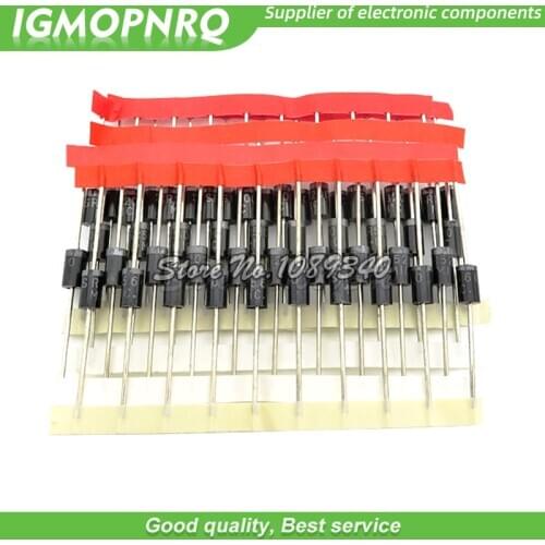 Kit 50PCS=5values*10PCS Schottky Diode Assorted Kit SR3100 SR3200 hjxrhgal SR5100 SR5200 SR560 each 10PCS