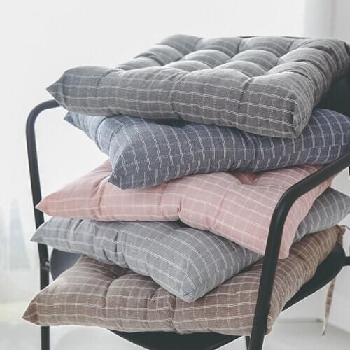 Solid color Chair Cushion Soft Removable Comfortable High Quality Sofa Pillow Home Decor Office Seat Cushion Cushion Pillow