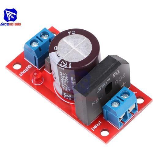Rectifier Filter Power Supply Board 3A/8A Rectifier with LED Indicator AC to DC Transformer AC to DC Single Power Supply Board