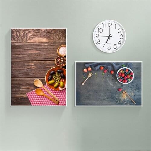Poster Kitchen Decor Food Painting Fruit Poster Seasoning Canvas Painting HD Print Wall Picture Kitchen Cooking Home Decoracion