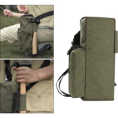 Tent Pegs Storage Bag Nails Organizer Case Wind Rope Holder Hammer Pouch Outdoor Camping