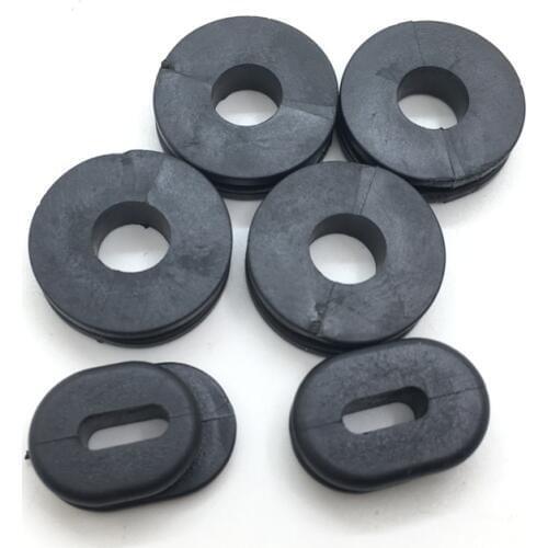 Yecnecty For Suzuki GN/GS/EN125 GT750 GS550 RV90 GN400 GN250 Motorcycle Parts 6PCS Motorbike Plastic Side Cover Rubber Seal Pad
