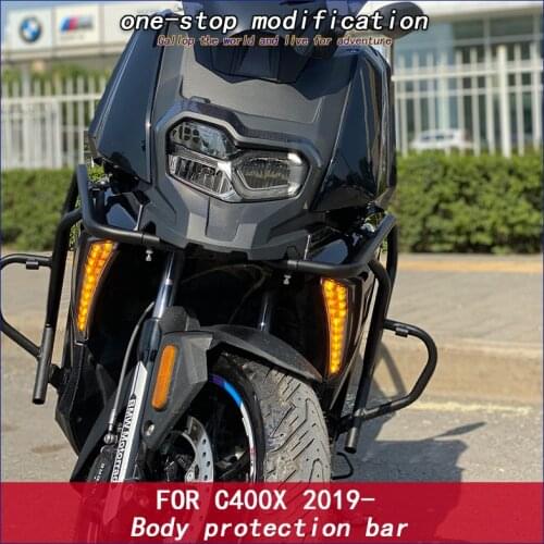 Highway Engine Guard Crash Bar Bumper Frame Protection For BMW C400X 2019 2020