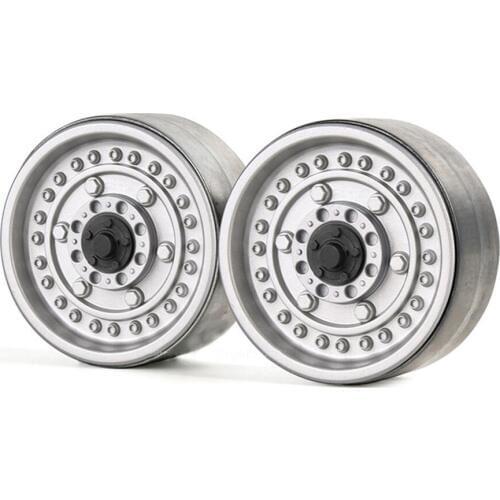 1.9 Beadlock Wheels Hubs for 1/10 TRX4 Defender GEN8 MST RC Crawler Car Parts Wheel Rims Accessories