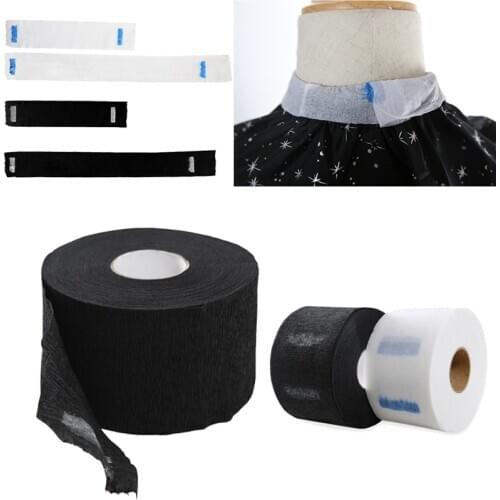 1 Roll Disposable Haircut Necks Hairdressing Collar Accessory Haircut Cape Covering Neck Paper Cutting Wrap Apron Cover